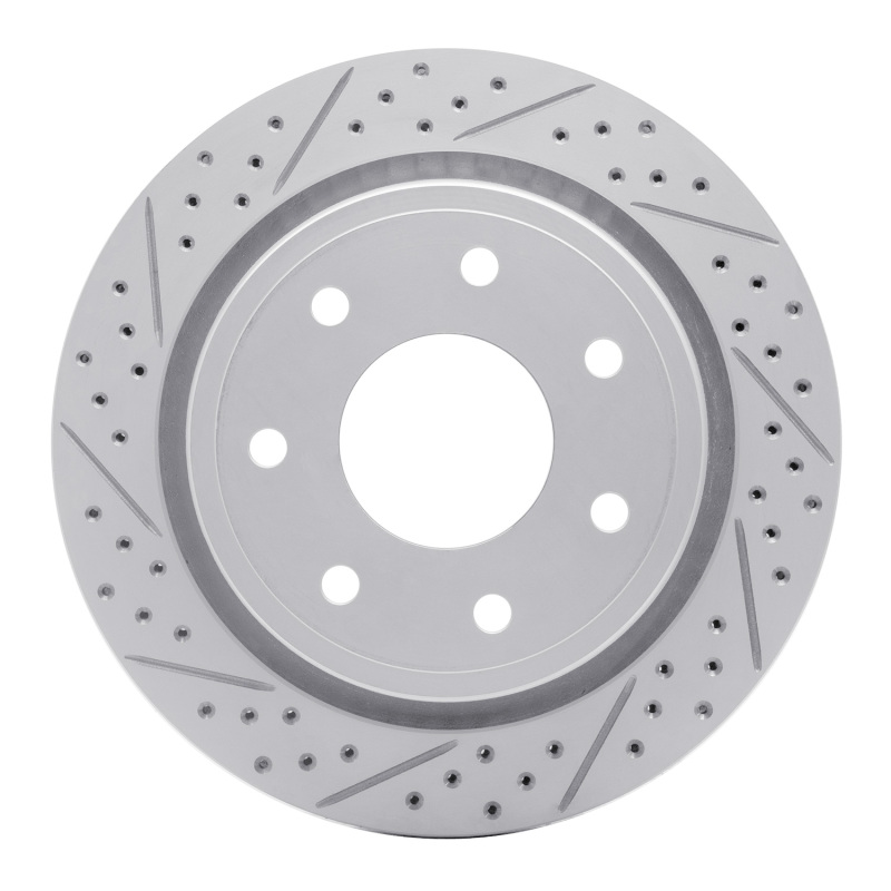 Ford F-150 Brake Rotor (1) - Rear Left - DFC - Geoperformance Rotor - Drilled & Slotted - `12-`14 Ford F-150 Brake Rotor (1) - Rear Left - DFC - Geoperformance Rotor - Drilled & Slotted - `12-`14