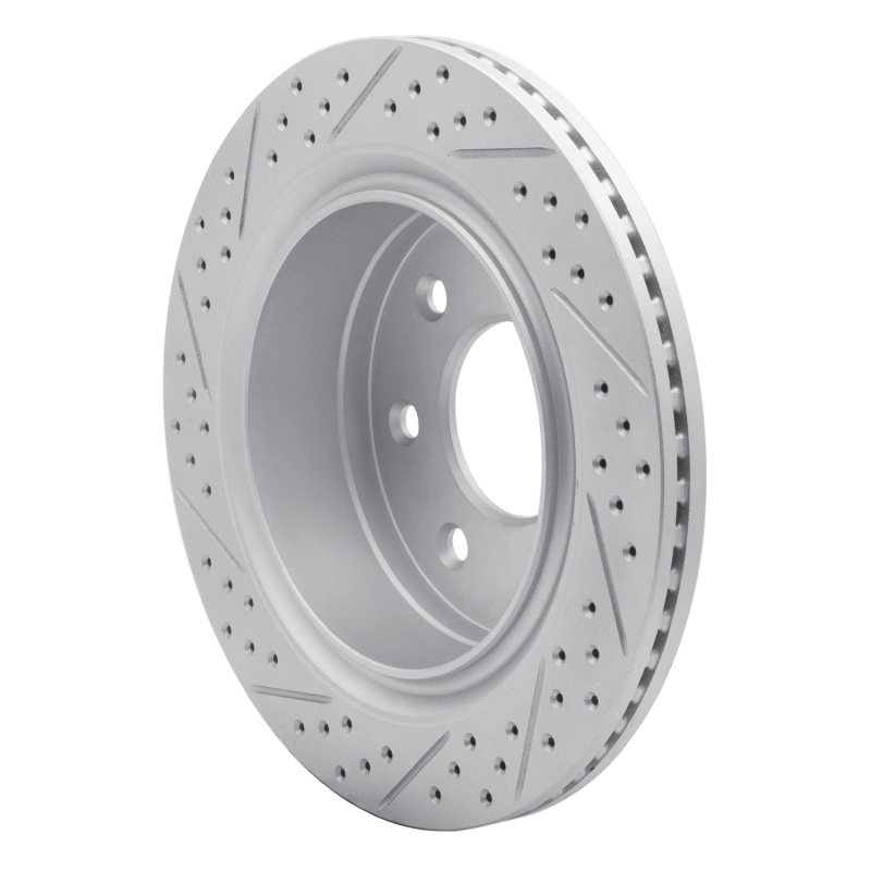 Ford F-150 Brake Rotor (1) - Rear Right - DFC - Geoperformance Rotor - Drilled and Slotted - `12-`14