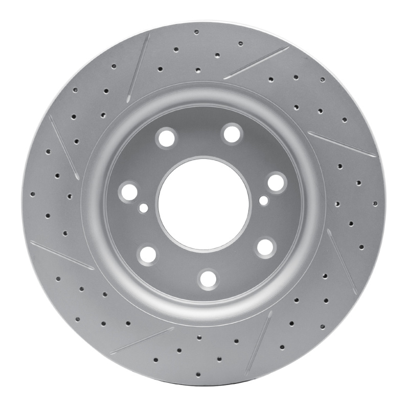 Ford F-150 Brake Rotor (1) - Front Right - DFC - Drilled & Slotted Geoperformance - `10-`14