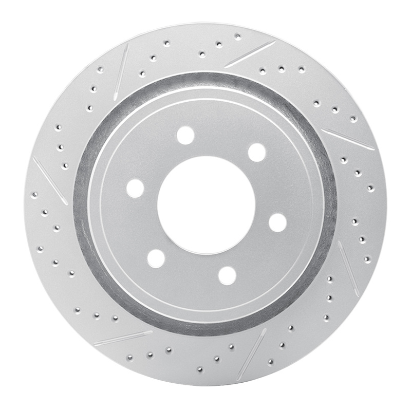 Ford F-150 Brake Rotor (1) - Rear Left - DFC - Drilled & Slotted Geoperformance - `12-`20 Ford F-150 Brake Rotor (1) - Rear Left - DFC - Drilled & Slotted Geoperformance - `12-`20