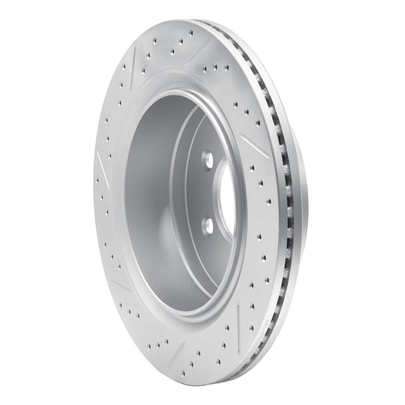 Ford F-150 Brake Rotor (1) - Rear Right - DFC - Drilled & Slotted Geoperformance - `12-`20
