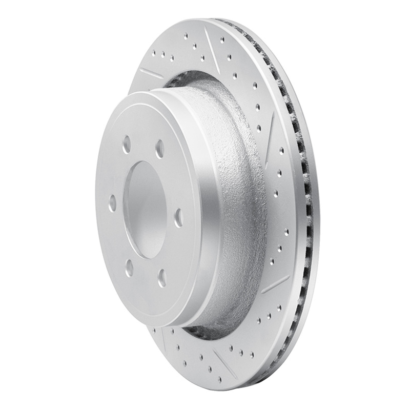 Ford F-150 Brake Rotor (1) - Rear Right - DFC - Drilled & Slotted Geoperformance - `12-`20