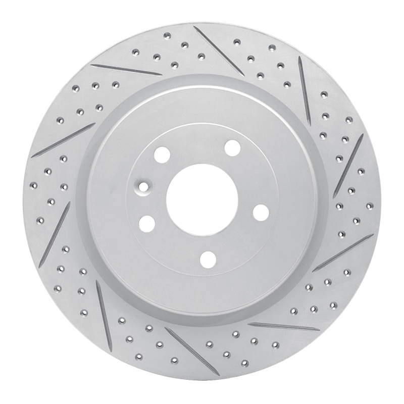 Ford Explorer Brake Rotor (1) - Rear Right - DFC - Drilled & Slotted Geoperformance - `13-`19
