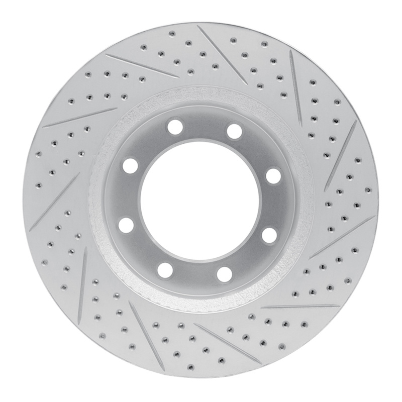 Ford F-350 Super Duty Brake Rotor (1) - Front Left - DFC - Geoperformance Drilled & Slotted - `12-`25