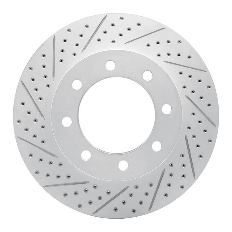 Ford F-350 Super Duty Brake Rotor (1) - Front Left - DFC - Geoperformance Drilled & Slotted - `12-`25