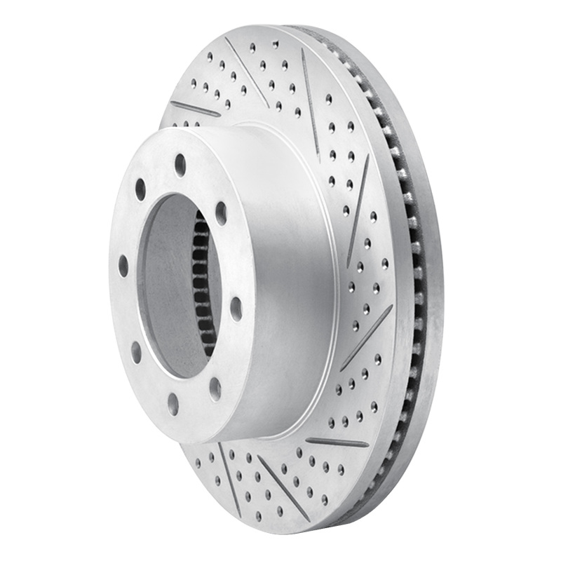 Ford F-450 Super Duty Brake Rotor (1) - Front Right - DFC - Geoperformance Rotor - Drilled & Slotted - `12-`25