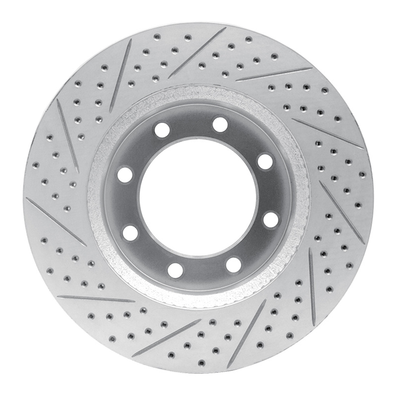 Ford F-450 Super Duty Brake Rotor (1) - Front Right - DFC - Geoperformance Rotor - Drilled & Slotted - `12-`25