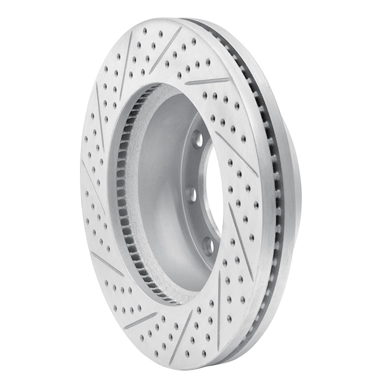 Ford F-450 Super Duty Brake Rotor (1) - Front Right - DFC - Geoperformance Rotor - Drilled & Slotted - `12-`25