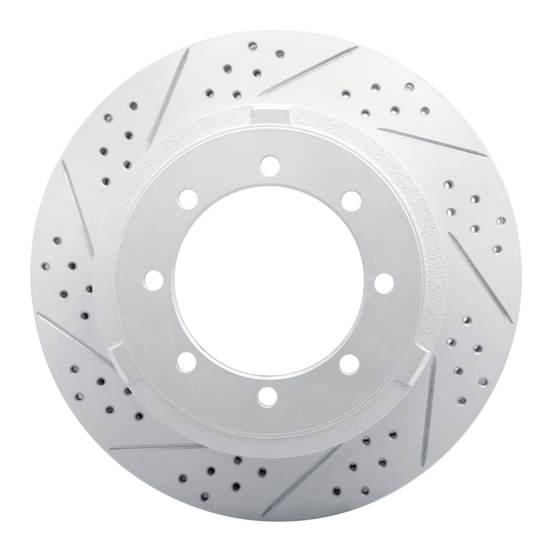 Ford F-350 Super Duty Brake Rotor (1) - Rear Left - DFC - Drilled & Slotted Geoperformance - `11-`22 Ford F-350 Super Duty Brake Rotor (1) - Rear Left - DFC - Drilled & Slotted Geoperformance - `11-`22