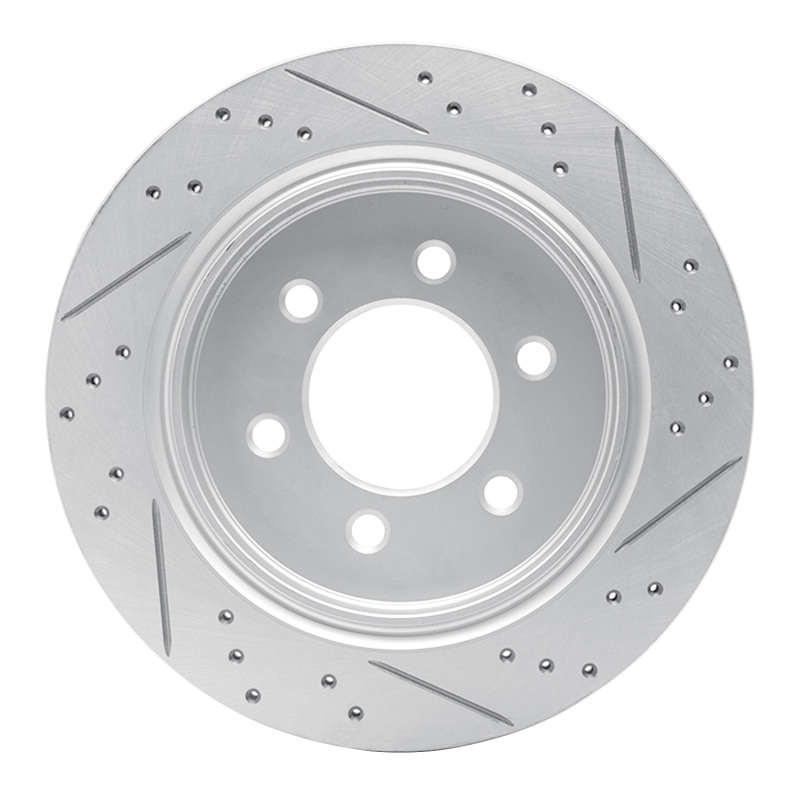 Ford F-150 Brake Rotor (1) - Rear Left - DFC - Drilled & Slotted Geoperformance - `15-`17