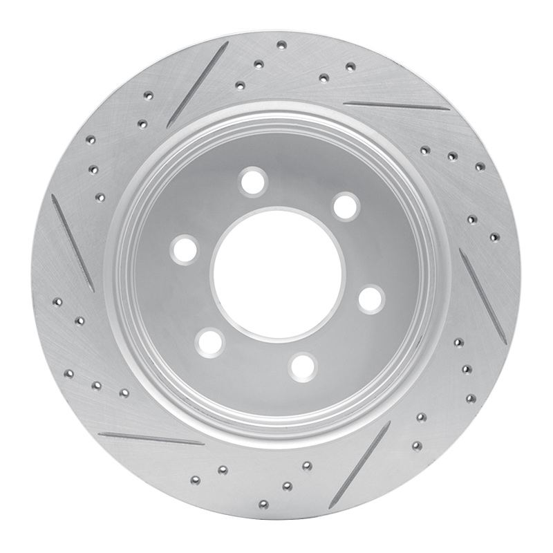 Ford F-150 Brake Rotor (1) - Rear Right - DFC - Drilled & Slotted Geoperformance - `15-`17