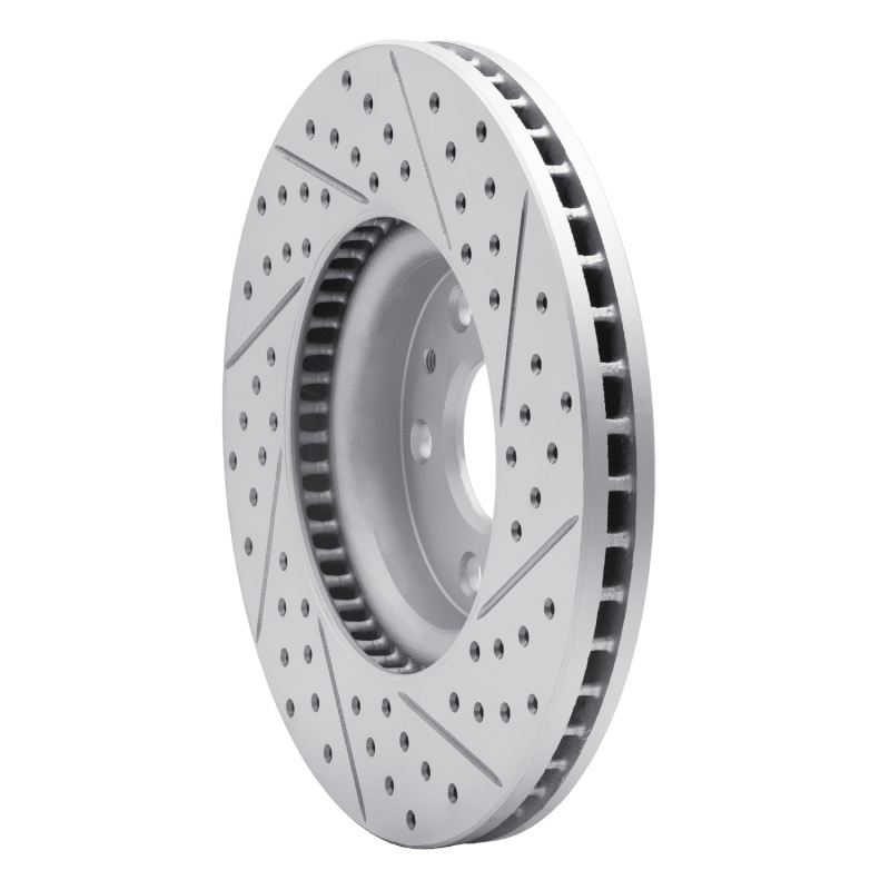 Ford Fusion Brake Rotor (1) - Front Left - DFC - Geoperformance Drilled & Slotted - `13-`20