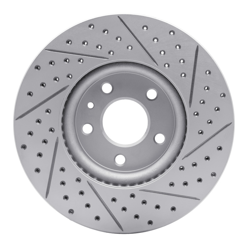 Ford Fusion Brake Rotor (1) - Front Left - DFC - Geoperformance Drilled & Slotted - `13-`20