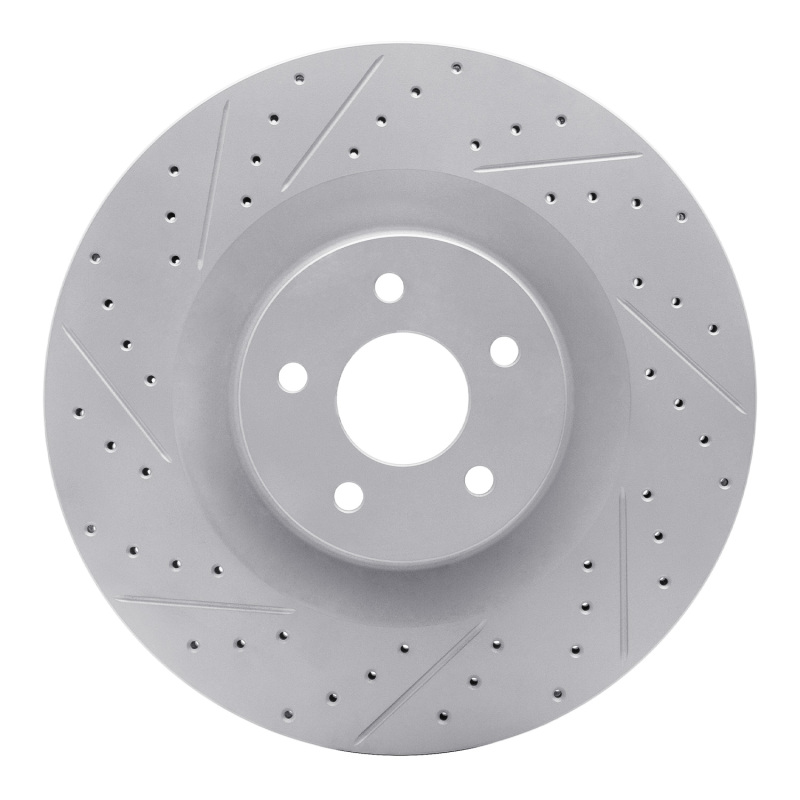 Ford Focus Brake Rotor (1) - Front Left - DFC - Drilled & Slotted Geoperformance - `16-`18 Ford Focus Brake Rotor (1) - Front Left - DFC - Drilled & Slotted Geoperformance - `16-`18