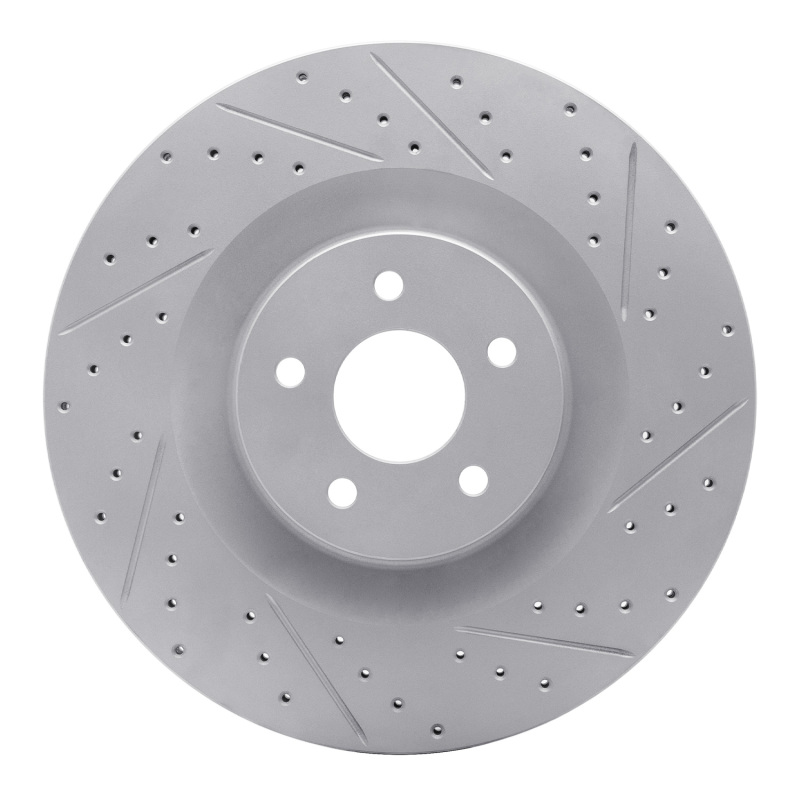 Ford Focus Brake Rotor (1) - Front Right - DFC - Geoperformance Rotor - Drilled & Slotted - `16-`18 Ford Focus Brake Rotor (1) - Front Right - DFC - Geoperformance Rotor - Drilled & Slotted - `16-`18