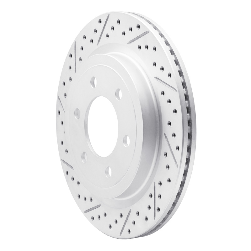 Ford F-150 Brake Rotor (1) - Rear Left - DFC - Drilled & Slotted Geoperformance Rotor - `18-`21