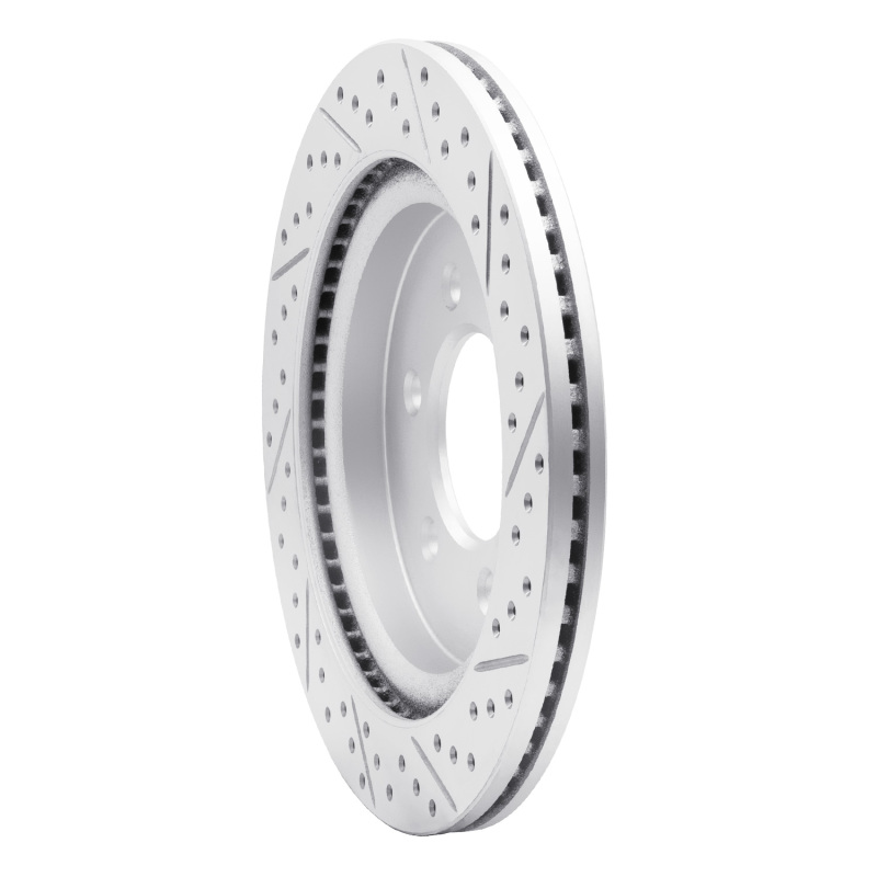 Ford F-150 Brake Rotor (1) - Rear Left - DFC - Drilled & Slotted Geoperformance Rotor - `18-`21
