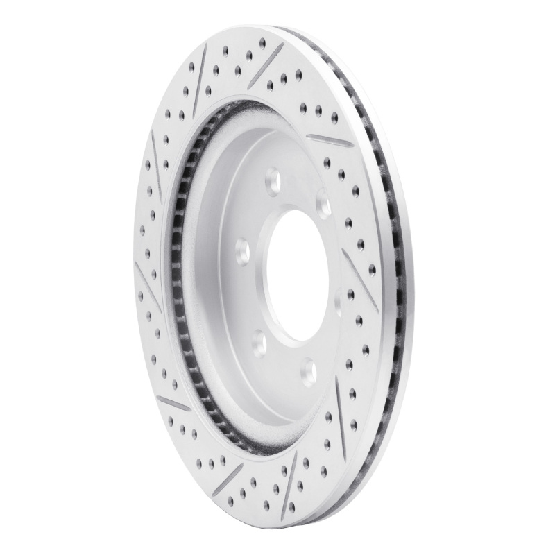 Ford Expedition Brake Rotor (1) - Rear Right - DFC - Drilled & Slotted Geoperformance - `18-`21