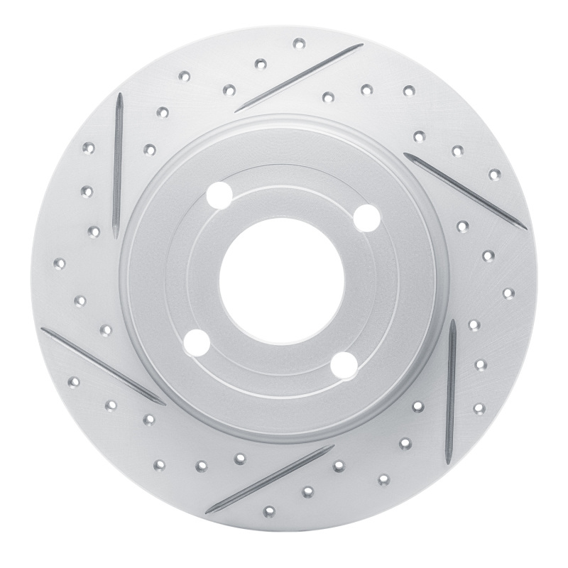 Ford Ecosport Brake Rotor (1) - Rear Left - DFC - Drilled & Slotted Geoperformance - `18-`22