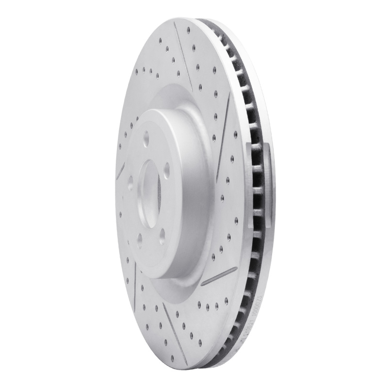 Ford Explorer Brake Rotor (1) - Front Right - DFC - Drilled & Slotted Geoperformance Rotor - `20-`26