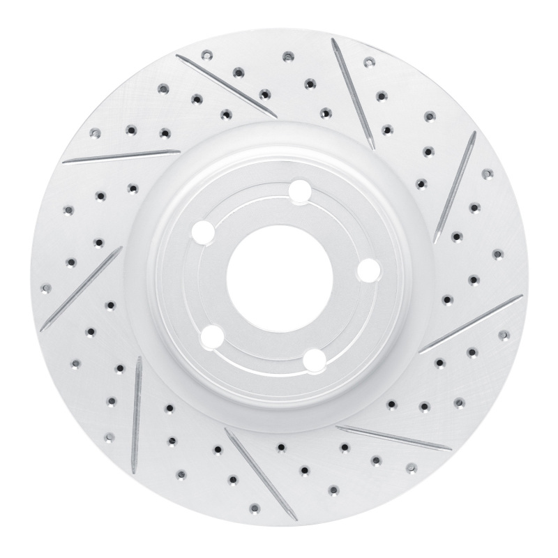 Ford Escape Brake Rotor (1) - Front Right - DFC - Drilled & Slotted Geoperformance - `20-`26