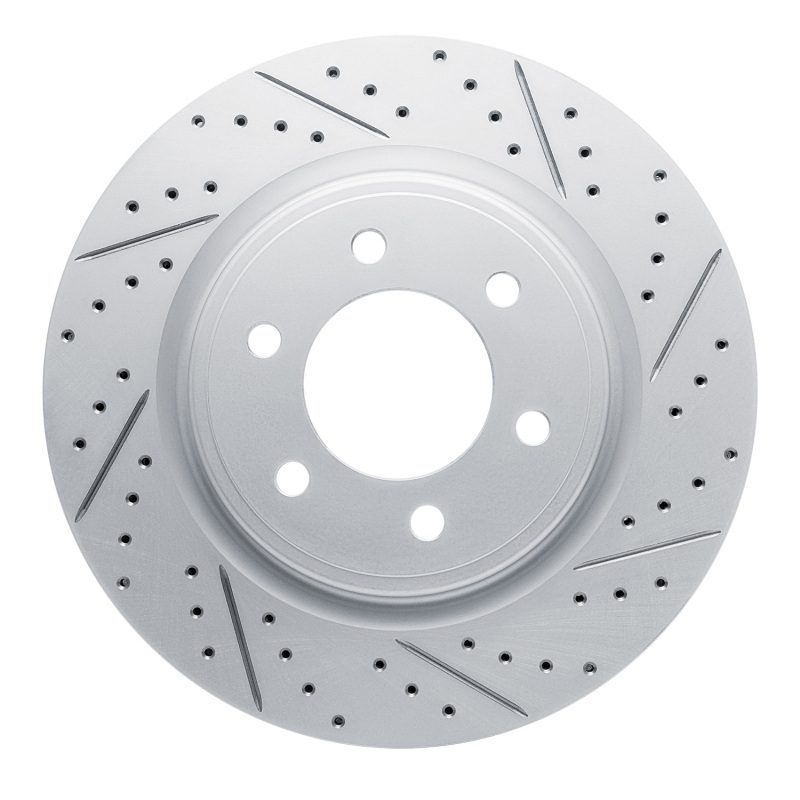 Ford F-150 Brake Rotor (1) - Front Right - DFC - Geoperformance Drilled and Slotted - `21-`26