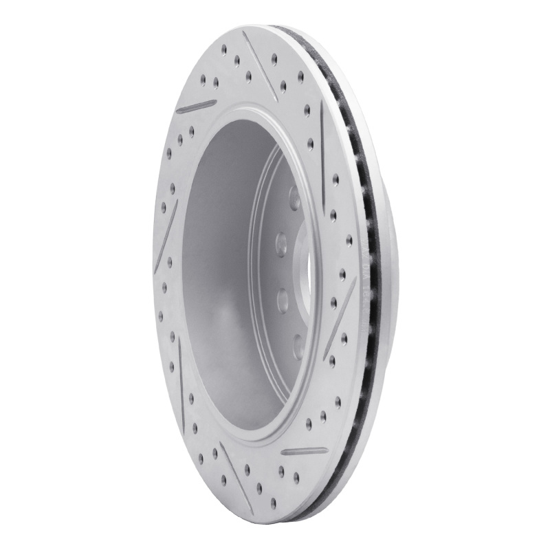 Lincoln Town Car Brake Rotor (1) - Rear Left - DFC - Geoperformance Rotor - Drilled and Slotted - `03-`11