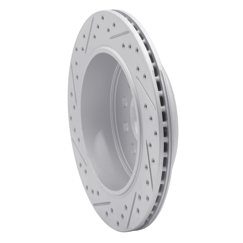 Lincoln Town Car Brake Rotor (1) - Rear Right - DFC - Drilled & Slotted Geoperformance - `03-`11
