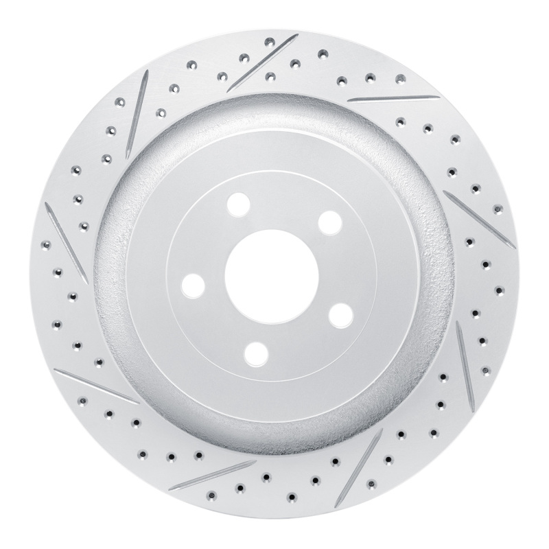 Ford Edge Brake Rotor (1) - Rear Left - DFC - Geoperformance Rotors - Drill & Slot - `19-`24