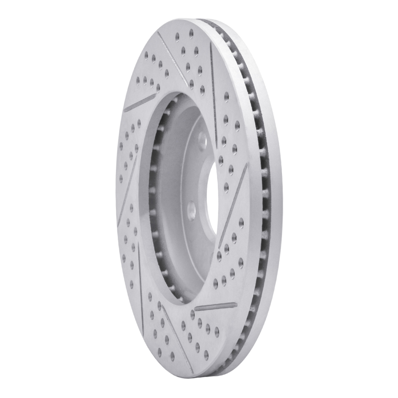 Ford Crown Victoria Brake Rotor (1) - Front Left - DFC - Drilled & Slotted Geoperformance - `03-`11