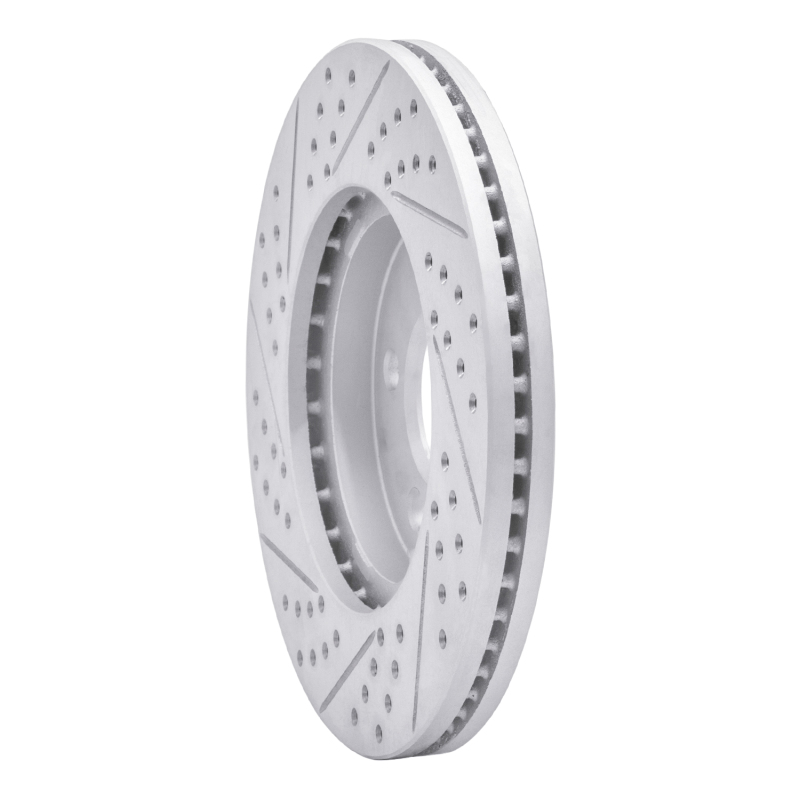 Ford Crown Victoria Brake Rotor (1) - Front Right - DFC - Drilled & Slotted Geoperformance - `03-`11