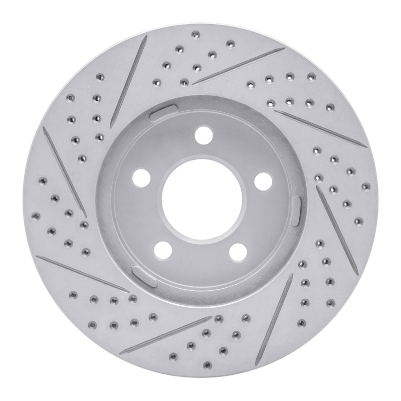 Ford Crown Victoria Brake Rotor (1) - Front Right - DFC - Drilled & Slotted Geoperformance - `03-`11