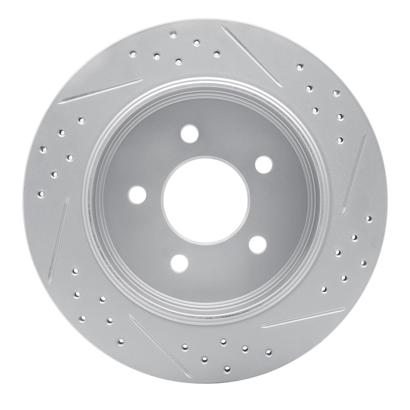 Ford Crown Victoria Brake Rotor (1) - Rear Left - DFC - Geoperformance Drilled & Slotted - `03-`11