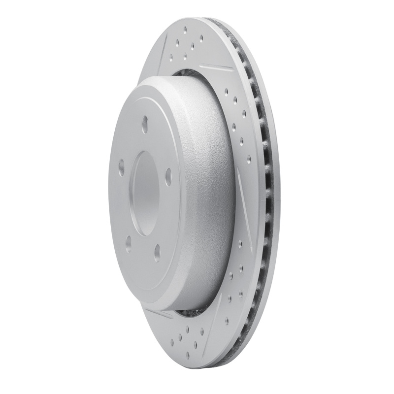 Ford Crown Victoria Brake Rotor (1) - Rear Left - DFC - Geoperformance Drilled & Slotted - `03-`11