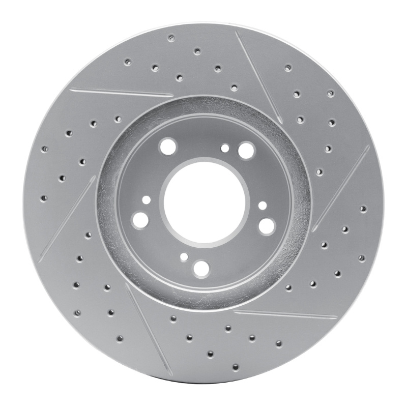 Acura RL Brake Rotor (1) - Front Left - DFC - Drilled & Slotted Geoperformance - `99-`04
