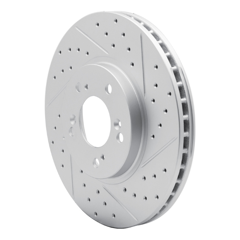 Acura RL Brake Rotor (1) - Front Right - DFC - Drilled & Slotted Geoperformance - `99-`04