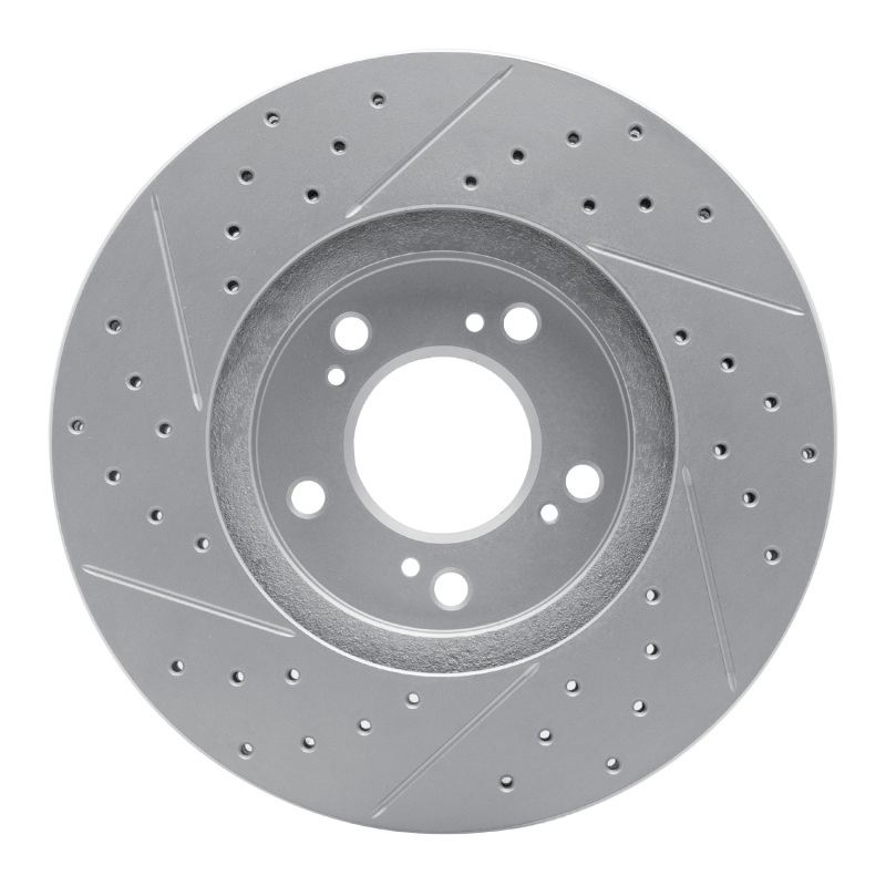 Acura RL Brake Rotor (1) - Front Right - DFC - Drilled & Slotted Geoperformance - `99-`04