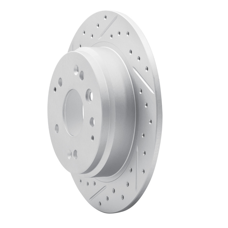 Acura TL Brake Rotor (1) - Rear Left - DFC - Drilled & Slotted Geoperformance - `99-`11