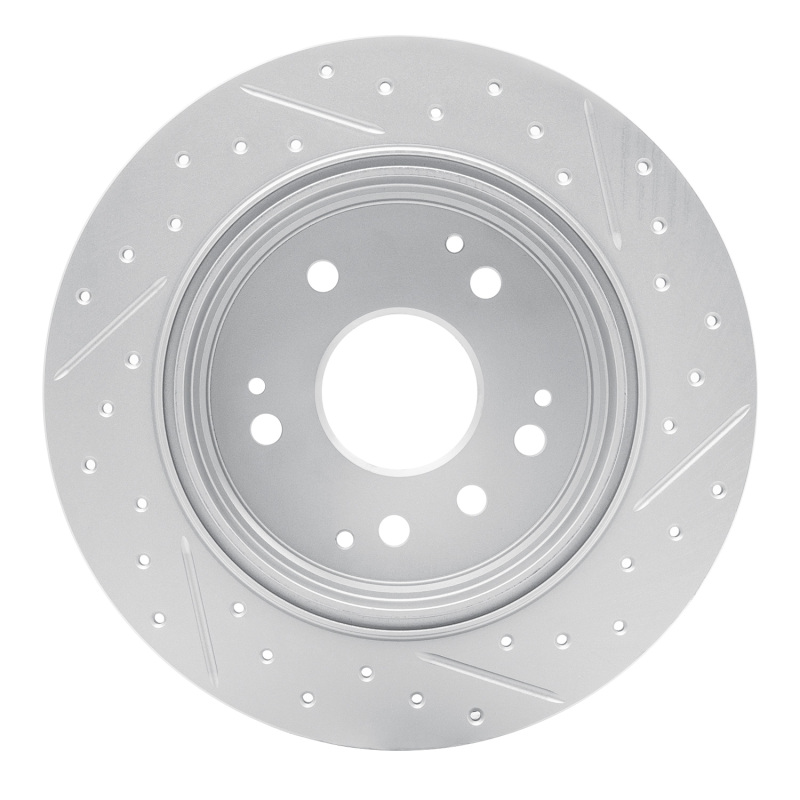 Acura TL Brake Rotor (1) - Rear Left - DFC - Drilled & Slotted Geoperformance - `99-`11