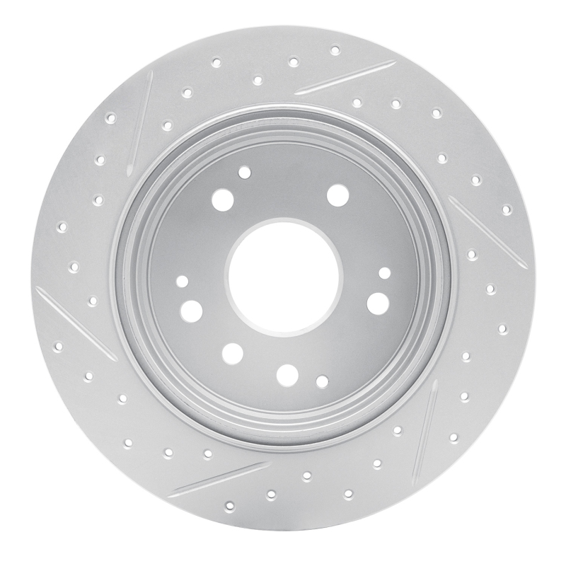 Acura TL Brake Rotor (1) - Rear Right - DFC - Geoperformance Drilled & Slotted - `99-`11