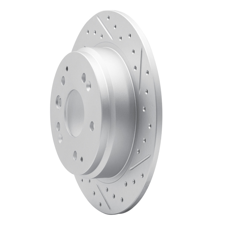 Acura TL Brake Rotor (1) - Rear Right - DFC - Geoperformance Drilled & Slotted - `99-`11