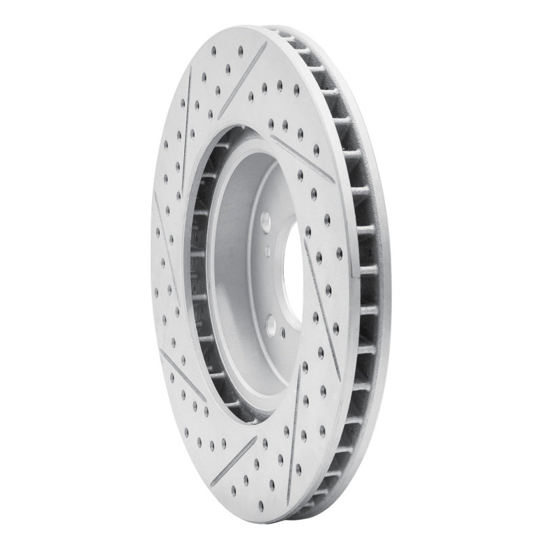 Acura RL Brake Rotor (1) - Front Right - DFC - Geoperformance Slotted/Drilled - `05-`12