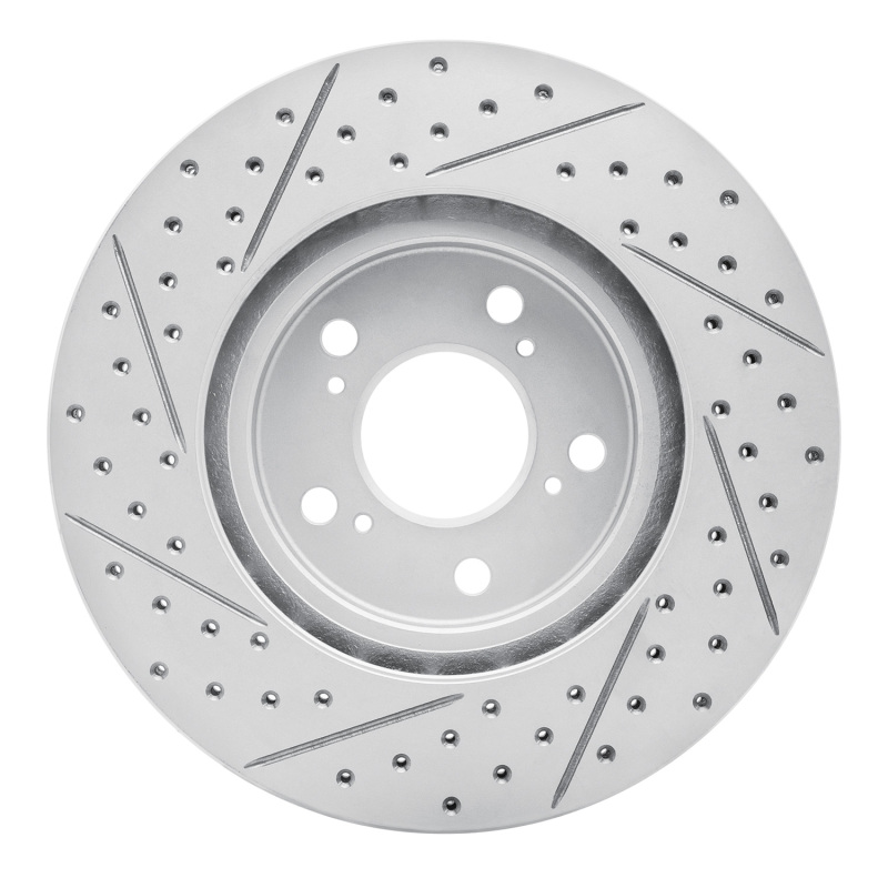 Acura RL Brake Rotor (1) - Front Right - DFC - Geoperformance Slotted/Drilled - `05-`12