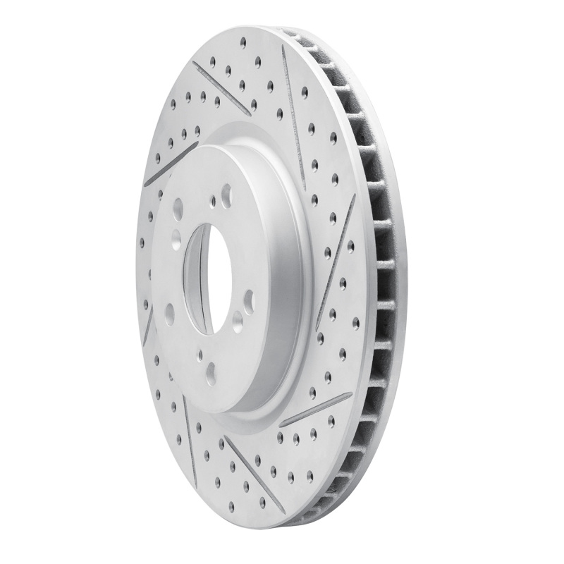 Acura RL Brake Rotor (1) - Front Right - DFC - Geoperformance Slotted/Drilled - `05-`12