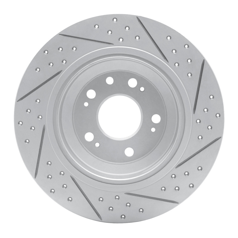 Acura TL Brake Rotor (1) - Rear Left - DFC - Drill & Slot - `09-`14