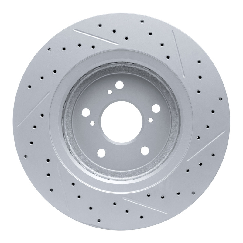 Acura TLX Brake Rotor (1) - Front Left - DFC - Geoperformance Rotors - Drilled & Slotted - `14-`20