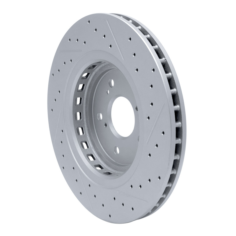 Acura TLX Brake Rotor (1) - Front Left - DFC - Geoperformance Rotors - Drilled & Slotted - `14-`20