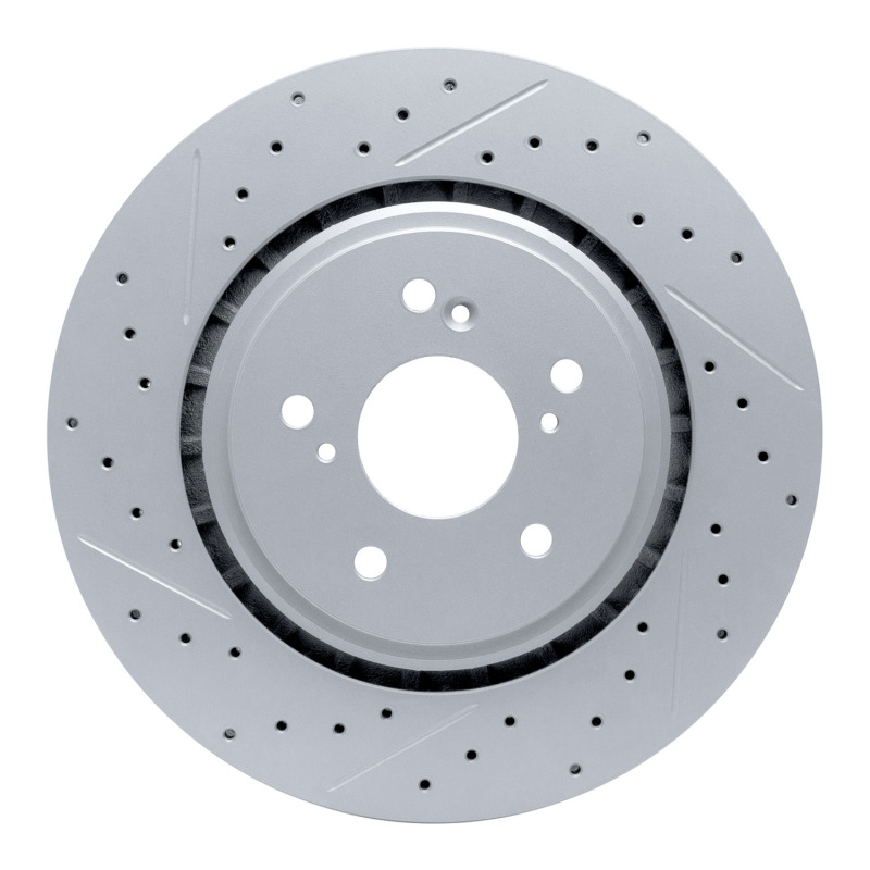 Acura TLX Brake Rotor (1) - Front Left - DFC - Geoperformance Rotors - Drilled & Slotted - `14-`20