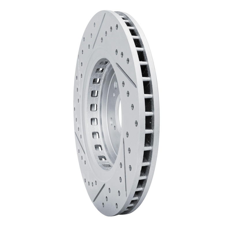 Acura MDX Brake Rotor (1) - Front Right - DFC - Drilled & Slotted Geoperformance - `14-`20