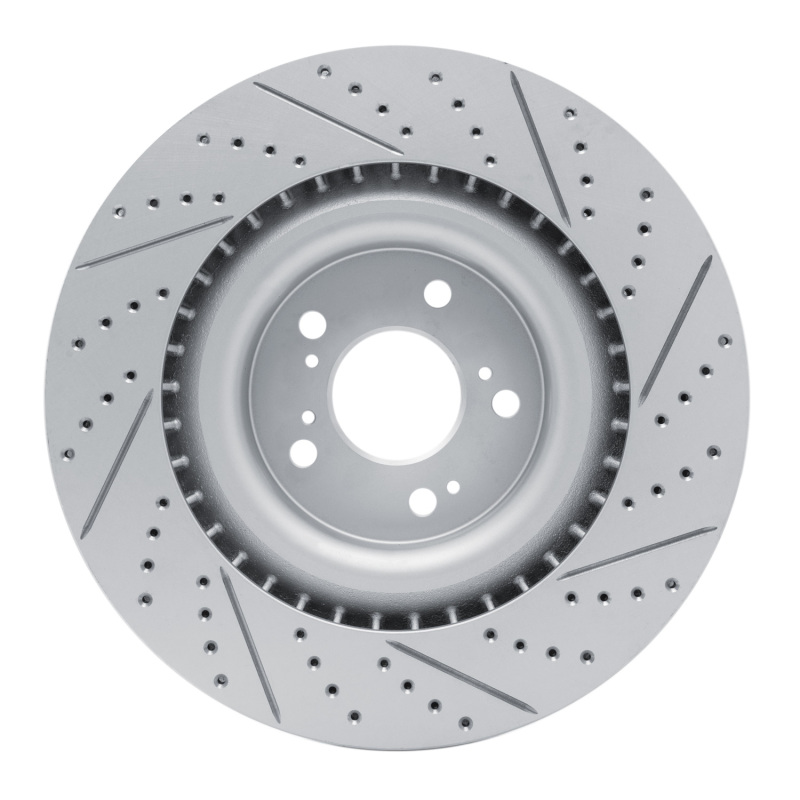 Acura Tlx Brake Rotor (1) - Front Left - DFC - Drilled & Slotted Geoperformance - `21-`26